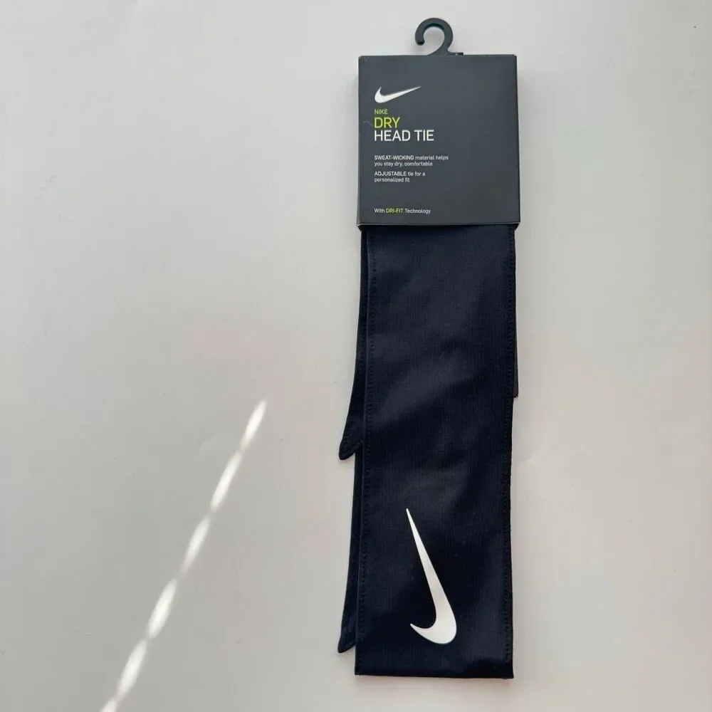$5/$25 NWT Nike Dri Fit Tie Adjustable Head Tie Black